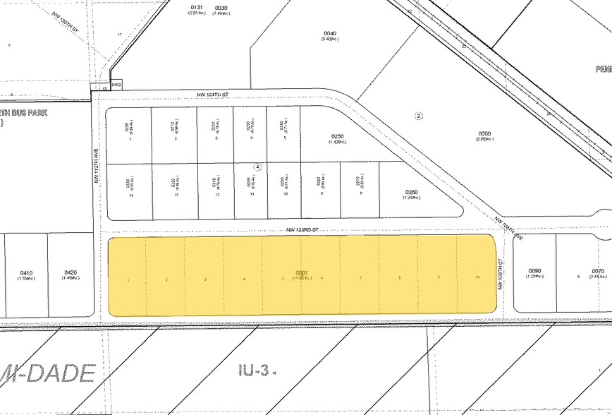 10811-11199 NW 122nd St, Medley, FL for lease - Plat Map - Image 2 of 21