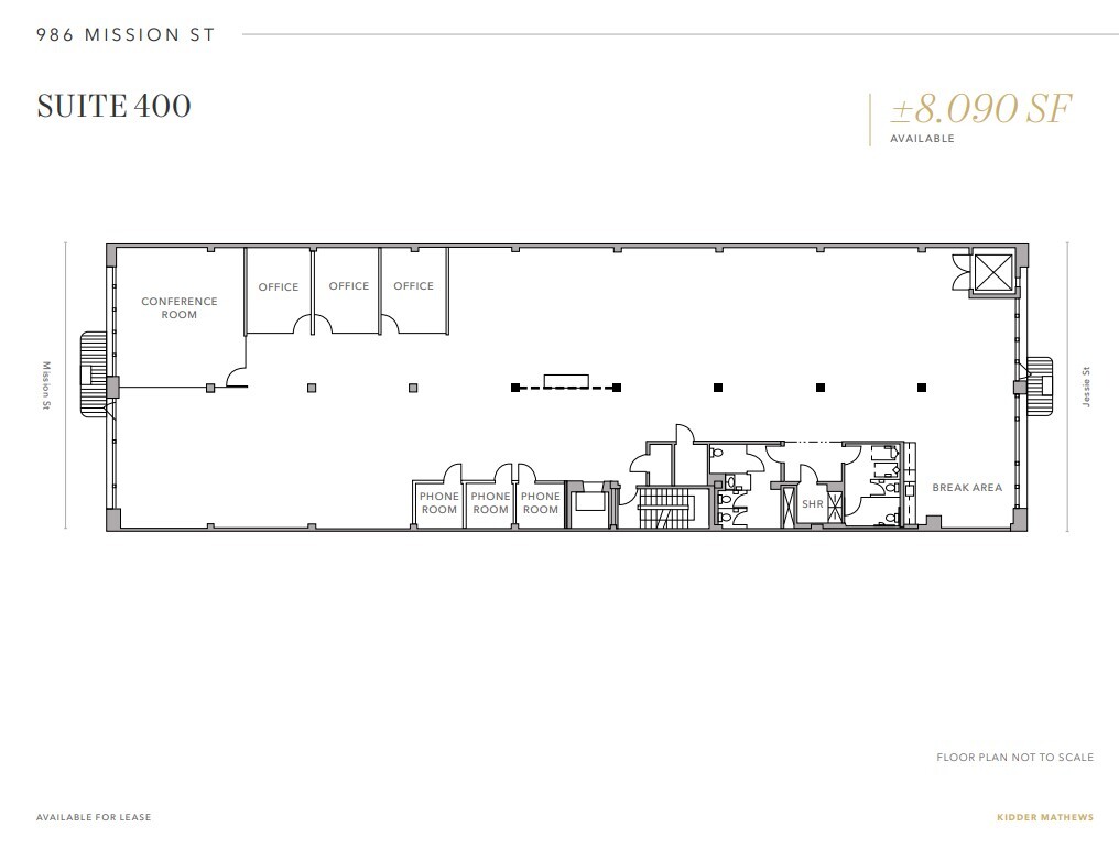 986 Mission St, San Francisco, CA for lease Floor Plan- Image 1 of 1