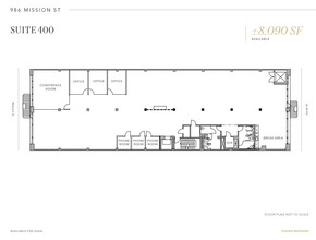 986 Mission St, San Francisco, CA for lease Floor Plan- Image 1 of 1