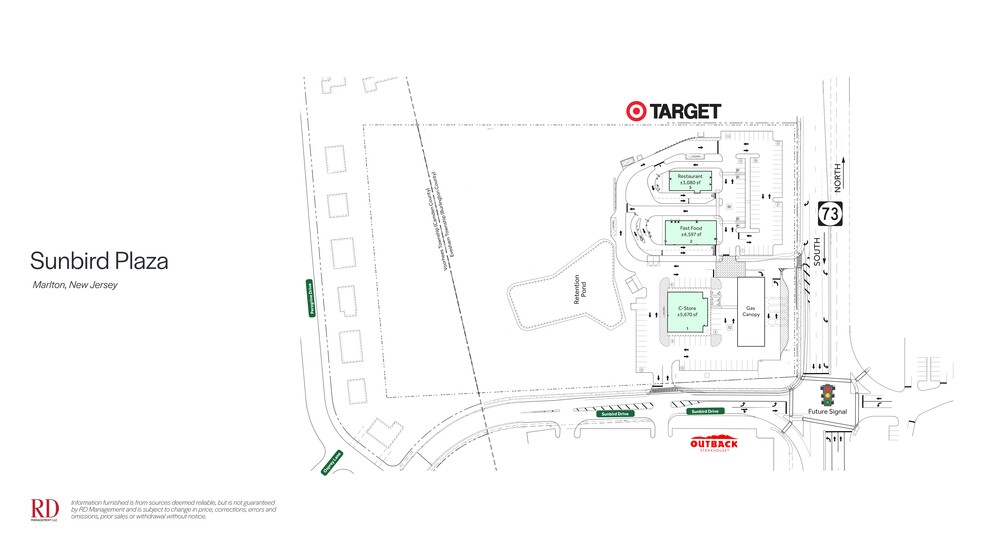 841 Route 73 S, Marlton, NJ à louer - Plan de site - Image 2 de 2