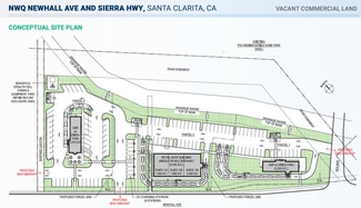 Plus de détails pour NWQ Newhall Ave & Sierra Hwy, Santa Clarita, CA - Terrain à louer
