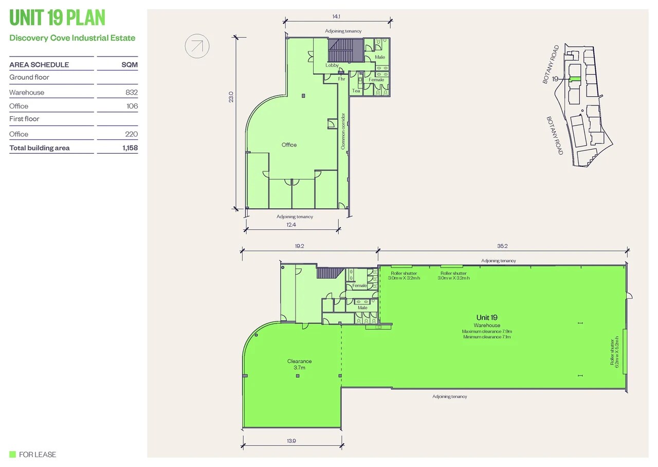 1801 Botany Rd, Banksmeadow for lease Floor Plan- Image 1 of 1