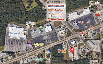 407 US 90 Hwy, Waveland, MS - AERIAL  map view