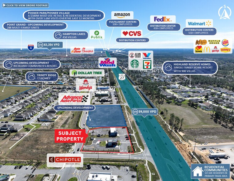 49533 Highway 27, Davenport, FL à vendre - Aérien - Image 3 de 5