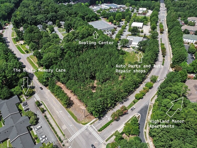 810 W Chatham St, Cary, NC à vendre - Aérien - Image 3 de 13