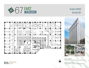 67 E Madison St, Chicago, IL à louer Plan d’étage- Image 1 de 1