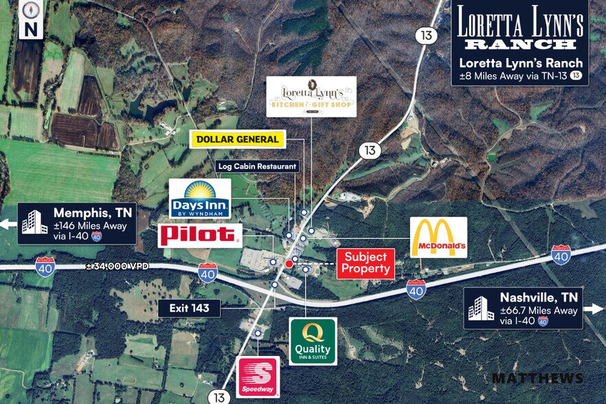 15570 Highway 13 S, Hurricane Mills, TN à vendre - Photo du bâtiment - Image 3 de 3