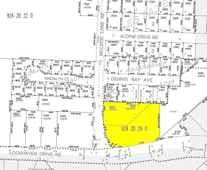 5820-5860 McLeod Ln NE, Keizer, OR à vendre - Plan cadastral - Image 1 de 4