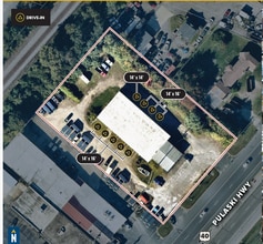 9728 Pulaski Hwy, Middle River, MD - Aerial  map view