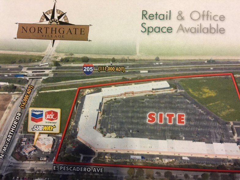 1005 E Pescadero Ave, Tracy, CA à louer - Plan de site - Image 3 de 3