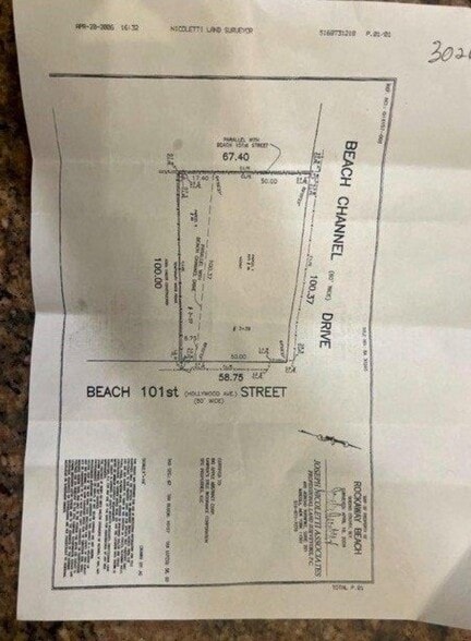 339 Beach 101st Street, Rockaway Park, NY for sale - Site Plan - Image 2 of 3