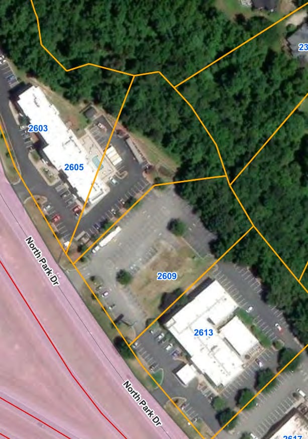 2609 N Park Dr, Goldsboro, NC à vendre Plan cadastral- Image 1 de 4