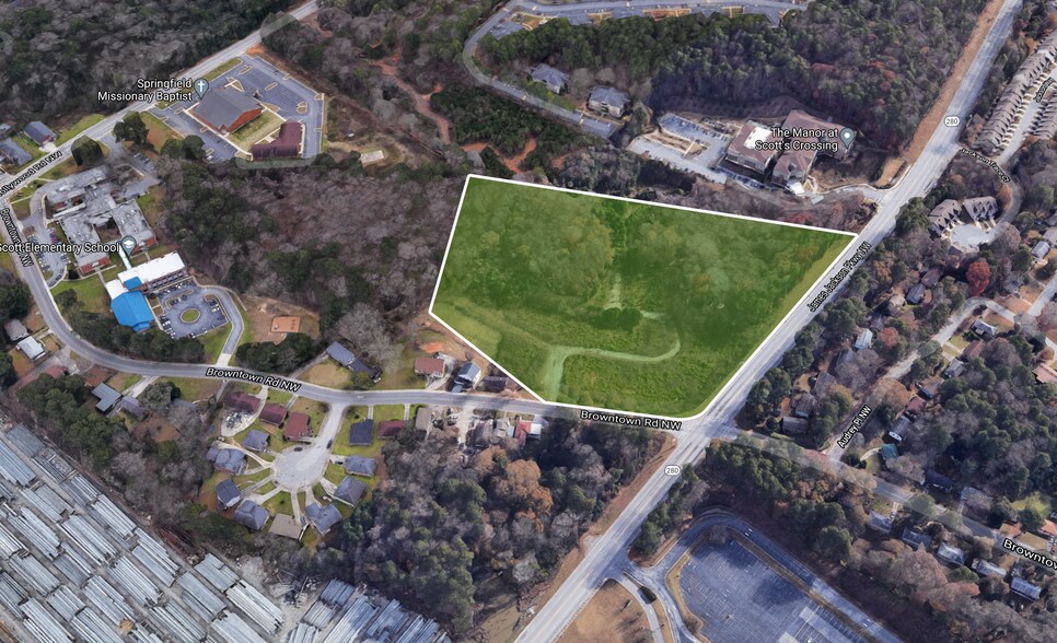 Browntown Rd, Atlanta, GA for sale - Aerial - Image 1 of 5