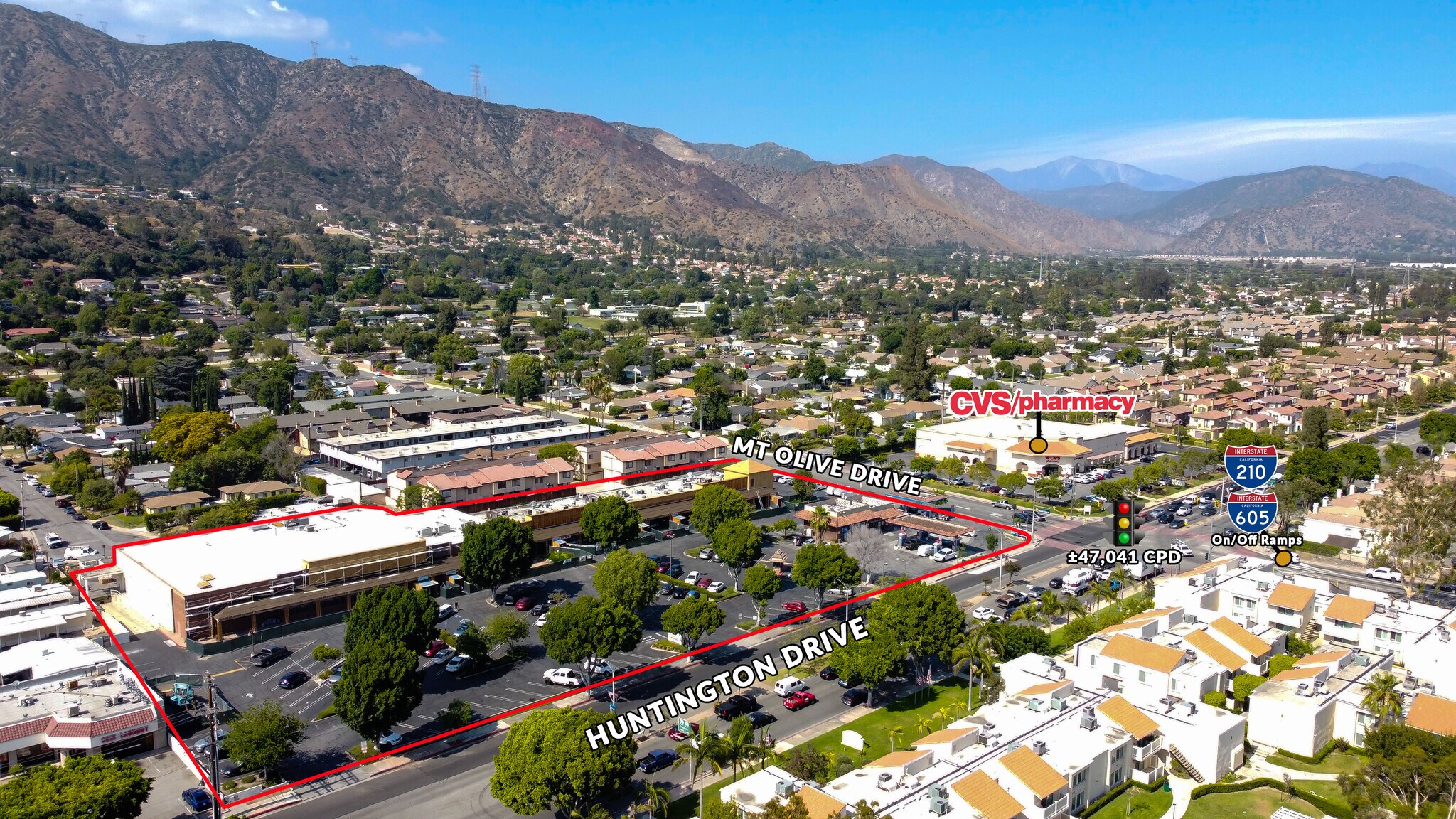 2215-2245 Huntington Dr, Duarte, CA à louer Photo du bâtiment- Image 1 de 6