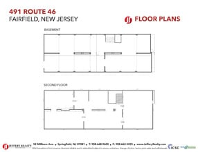491 Route 46, Fairfield, NJ for lease Floor Plan- Image 2 of 2