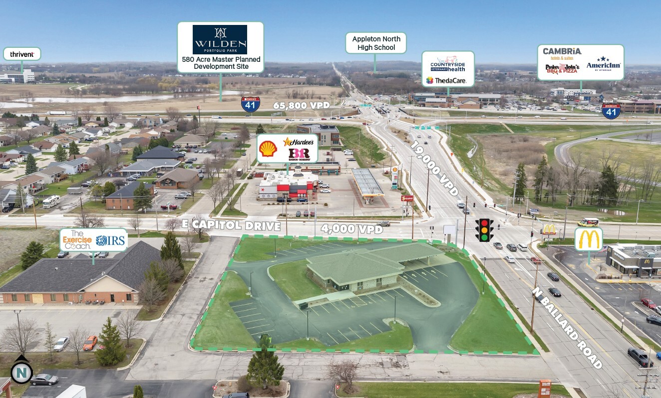 3321 N Ballard Rd, Appleton, WI for lease Primary Photo- Image 1 of 7