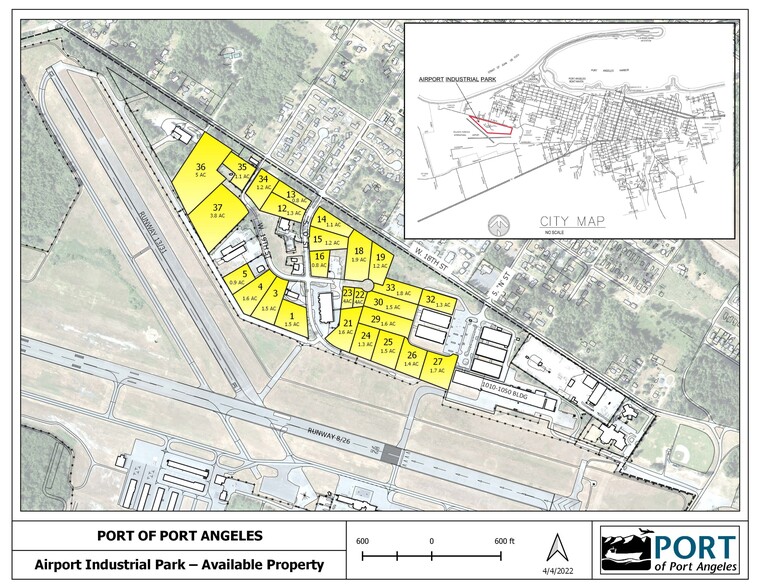 West 19th Street, Port Angeles, WA for lease - Site Plan - Image 1 of 3