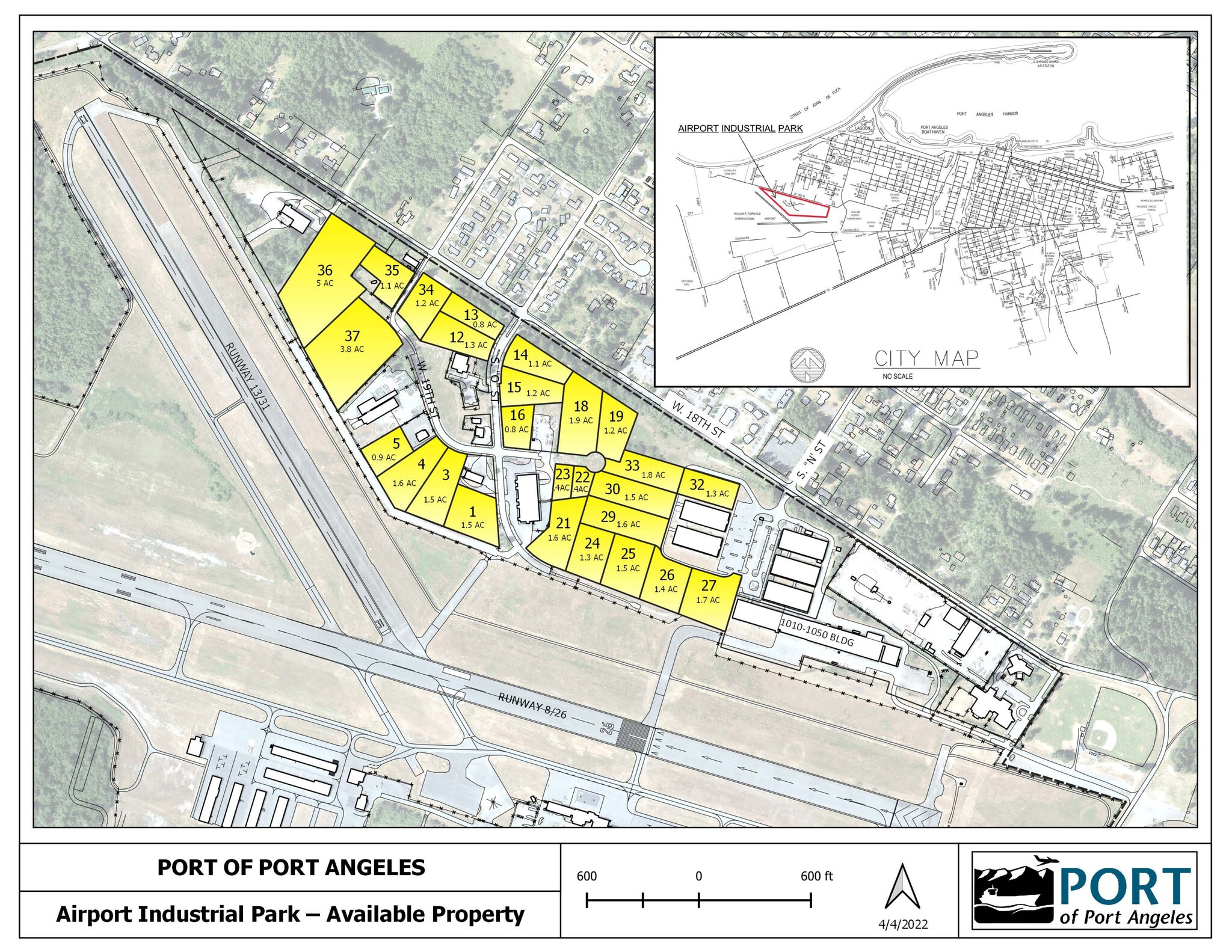 West 19th Street, Port Angeles, WA for lease Site Plan- Image 1 of 4