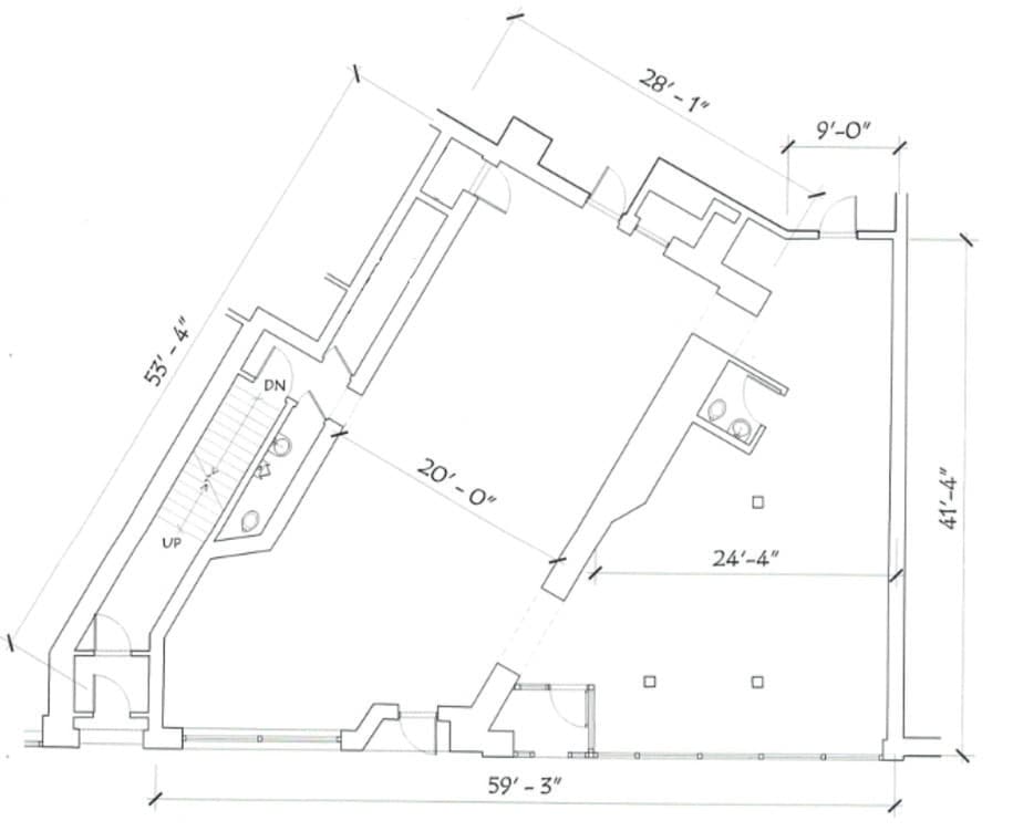 3154-3166 N Clark St, Chicago, IL for lease Floor Plan- Image 1 of 4