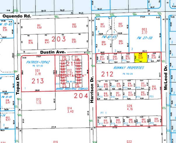 5961 McLeod Dr, Las Vegas, NV à vendre - Plan cadastral - Image 2 de 3
