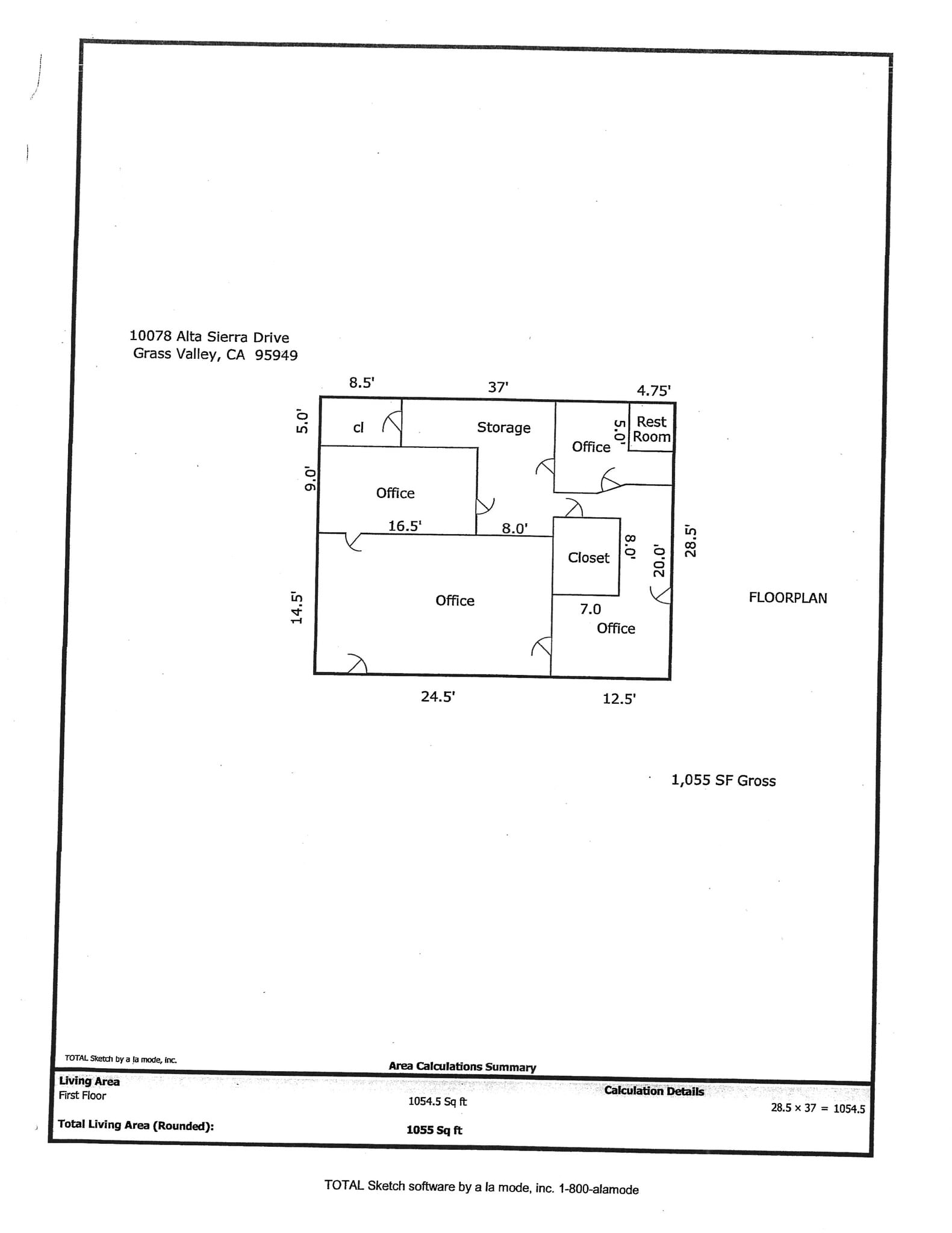 10052-10078 Alta Sierra Dr, Grass Valley, CA for lease Floor Plan- Image 1 of 1