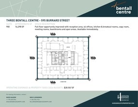 595 Burrard St, Vancouver, BC for lease Floor Plan- Image 1 of 1