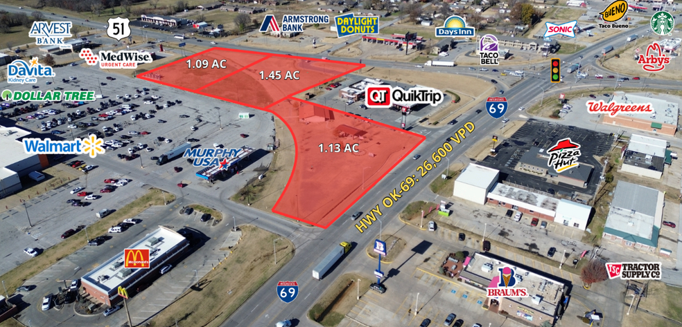 300 S Dewey Ave, Wagoner, OK for lease - Building Photo - Image 1 of 2