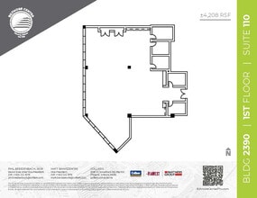 2398 E Camelback Rd, Phoenix, AZ à louer Plan d’étage- Image 1 de 2