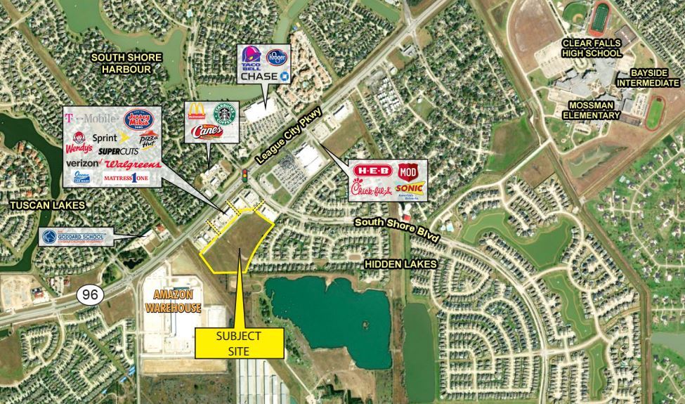 SH 96 & South Shore Blvd, League City, TX à vendre - Photo du bâtiment - Image 1 de 3
