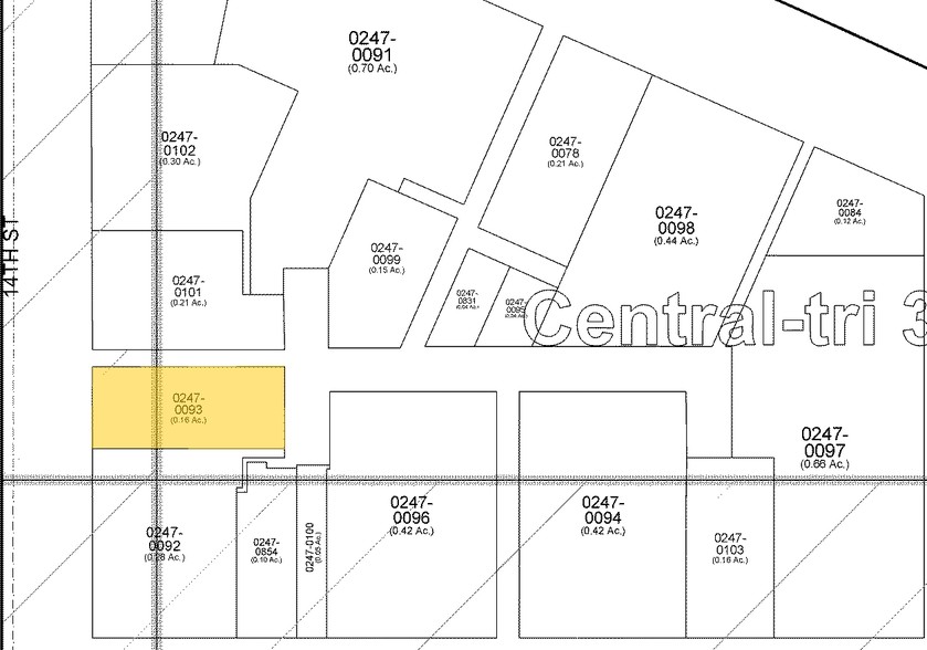 1111 14th St NW, Washington, DC à vendre - Plan cadastral - Image 1 de 1