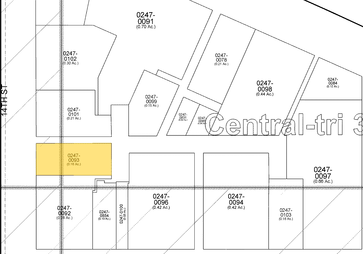 1111 14th St NW, Washington, DC à vendre Plan cadastral- Image 1 de 1