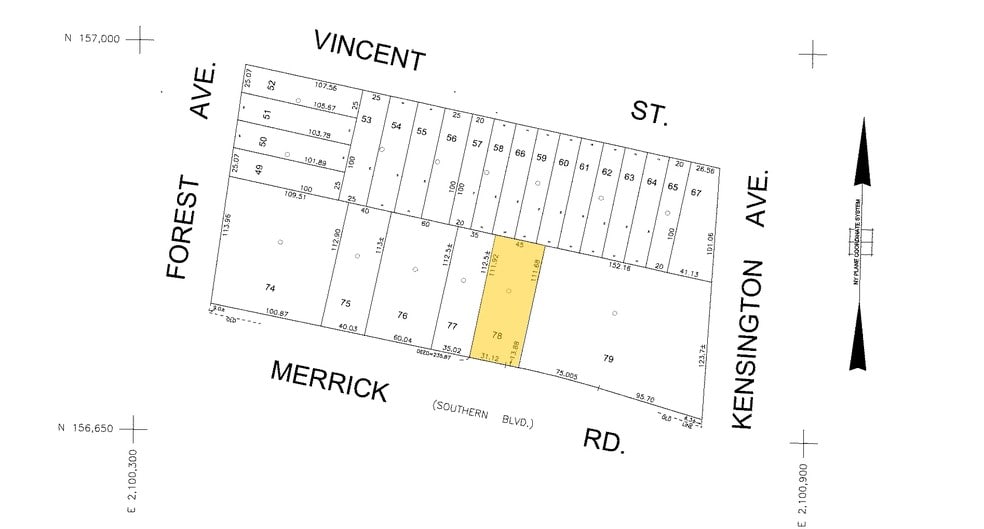 465 Merrick Rd, Rockville Centre, NY for sale - Plat Map - Image 2 of 3