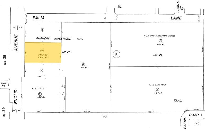 1314 S Euclid St, Anaheim, CA à vendre - Plan cadastral - Image 2 de 11