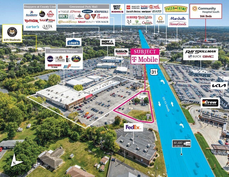 8241 US 31 S, Indianapolis, IN à vendre - Photo du bâtiment - Image 3 de 5