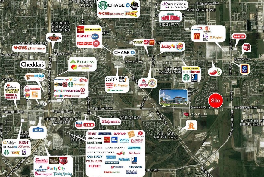 Fairmont Parkway & Canada Rd, La Porte, TX à vendre - Aérien - Image 2 de 2
