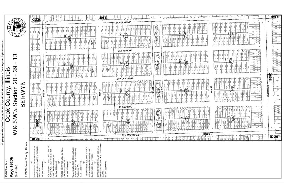 6112 W Cermak Rd, Cicero, IL for lease - Plat Map - Image 1 of 1