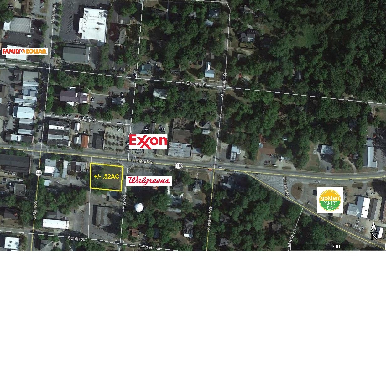 East And Broad St, Greensboro, GA for sale Primary Photo- Image 1 of 2