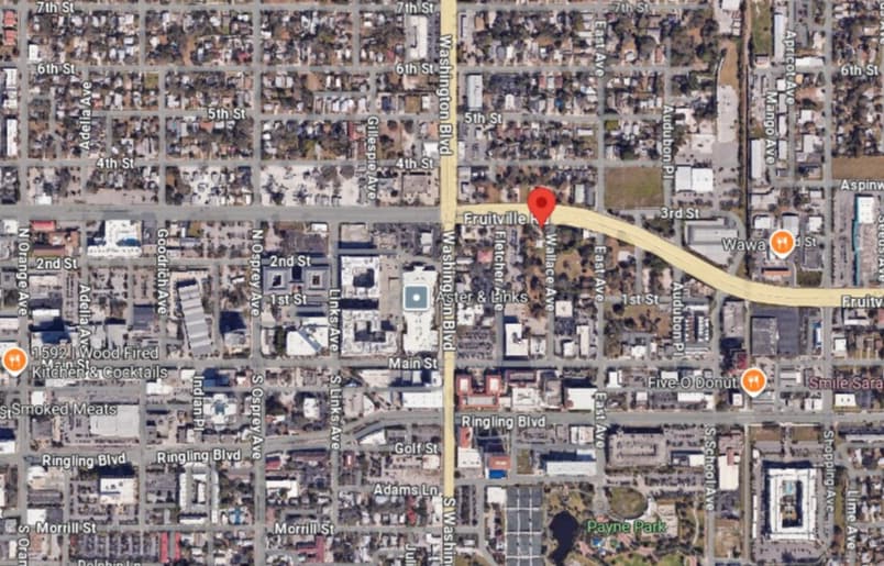 2044 Fruitville Road & 223 Wallace ave, Sarasota, FL for sale - Aerial - Image 2 of 3