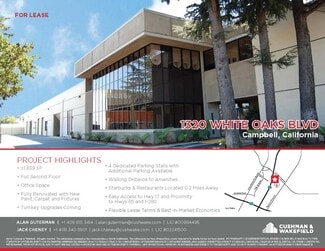 Plus de détails pour 1320-1330 White Oaks Rd, Campbell, CA - Bureau à louer
