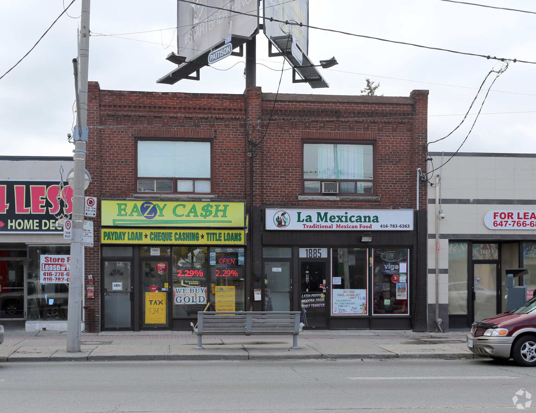 1883 Eglinton Ave W, Toronto, ON for lease Primary Photo- Image 1 of 3