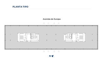 Avenida de Europa, 26, Pozuelo de Alarcón, Madrid à louer Plan d’étage type- Image 1 de 9