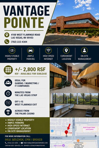4100 W Flamingo Rd, Las Vegas, NV à louer - Autre - Image 2 de 11
