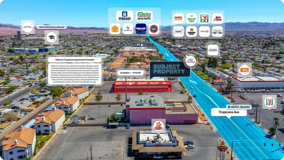 4670 E Tropicana Ave, Las Vegas, NV for sale - Building Photo - Image 2 of 2