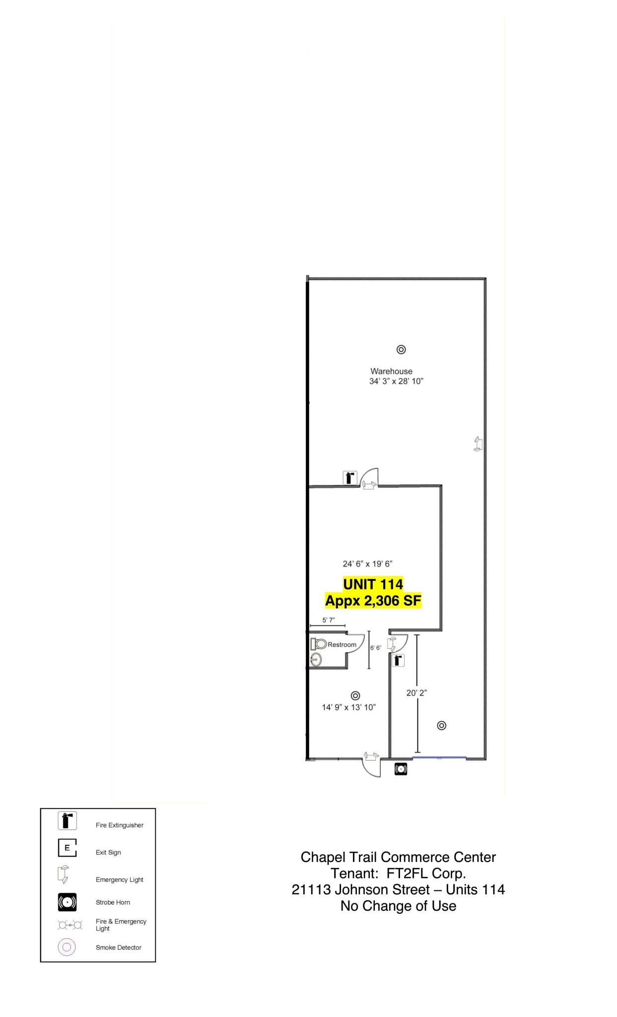 21113 Johnson St, Pembroke Pines, FL for lease Site Plan- Image 1 of 5
