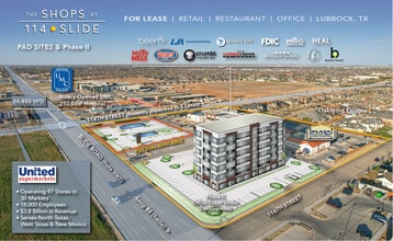 11417 Slide Rd, Lubbock, TX - AERIAL  map view