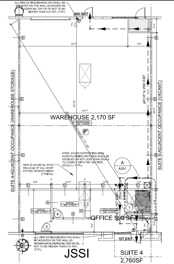 3420 NW 27th Ave, Pompano Beach, FL for lease Floor Plan- Image 1 of 1