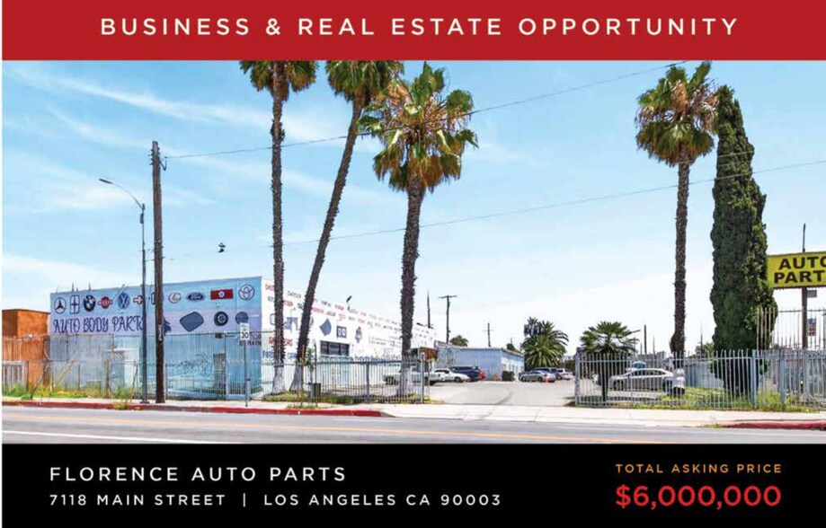 7118 S Main St, Los Angeles, CA à vendre - Photo du bâtiment - Image 3 de 15