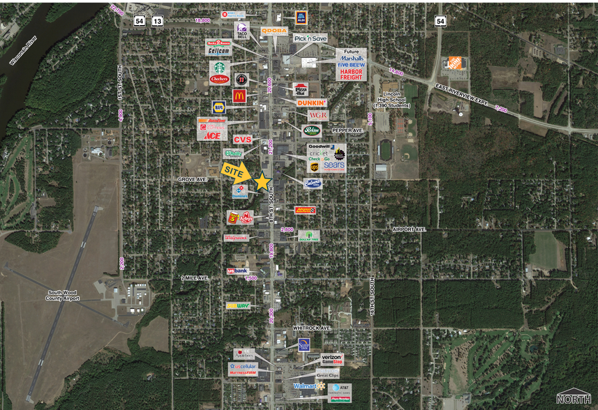 2820 S 8th St, Wisconsin Rapids, WI à louer - Photo du bâtiment - Image 3 de 3