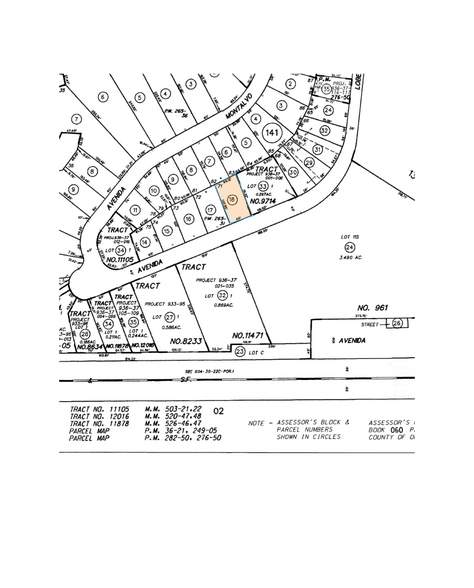 252 Avenida Lobeiro, San Clemente, CA for sale - Plat Map - Image 3 of 9