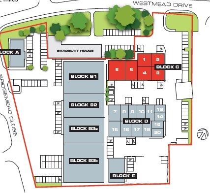 Southmead Close, Swindon à louer - Plan de site - Image 1 de 3